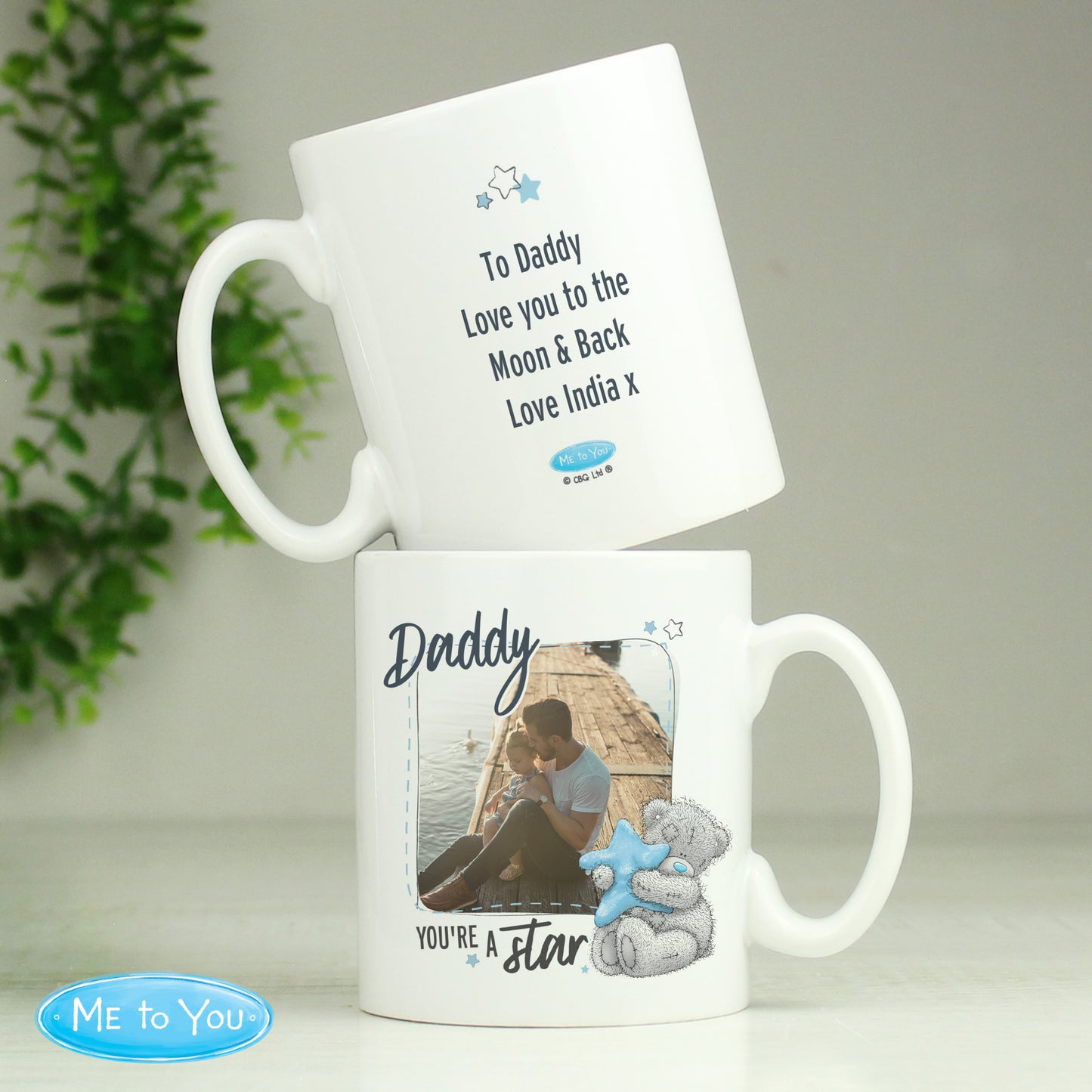 Me To You Star Photo Upload Mug