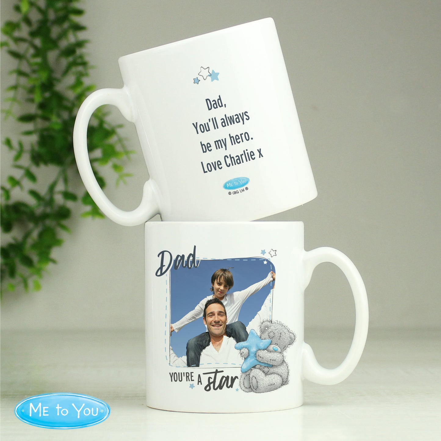 Me To You Star Photo Upload Mug